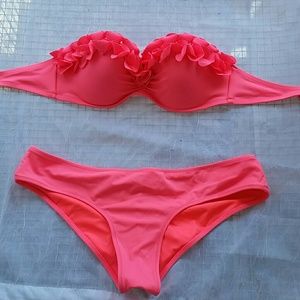 V.S. Strapless/Cheeky Bikini Set
